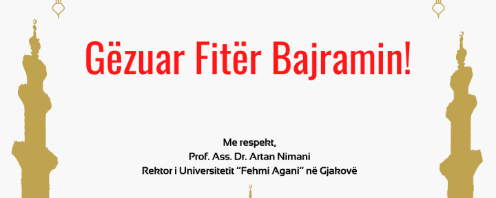Gëzuar Fitër Bajramin!